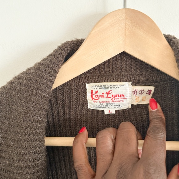 Kari - Lynn Knitted Cardigan | Size Large - Picture 5 of 7